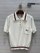 Gucci Shirt - Knit Polo Shirt ggxx261304261b