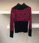 Dior Cashmere Sweater - Raspberry and Black Pop Mizza Cashmere Reference: 144S53AM067_X4819 diorgy288205251