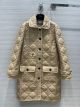Dior Coat - MACROCANNAGE COAT Beige Quilted Technical Taffeta Reference: 227M39A2827_X9000 diorxx5176072522b