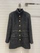 Chanel Coat - Iridescent Tweed Black, Gold & Gray Ref.  P73115 V60432 N7462 ccxm5184072722-xx