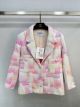 Chanel Jacket - Painted Cotton Tweed Pink, White, Purple & Blue Ref.  P74818 V66232 NN292 ccst6661042423