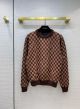 Louis Vuitton Wool Sweater Unisex - 1A9706  RIBBED DAMIER CREWNECK lvyg363809281