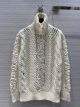 Dior Wool Sweater - CORPORATE NECK SWEATER Off-white wool fabric No .: 254S29AM230_X0200 diorxx5806102522