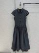 Dior Dress - MIDI BELT DRESS Grey wool-tweed Number : 241R06A1186_X9330 dioryg4835052922