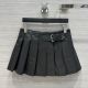 Prada Leather Skirt - Pleated leather skirt Product code: 51824_6N3_F0002_S_222 prxx6963052123