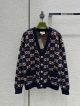 Gucci Wool Cardigan Unisex - GG check knit wool cardigan Style ‎716334 XKCOZ 4804 ggyg5996112722