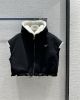 Prada Montone Slave Fur Vest Jacket - Reversible pryg6898092423b