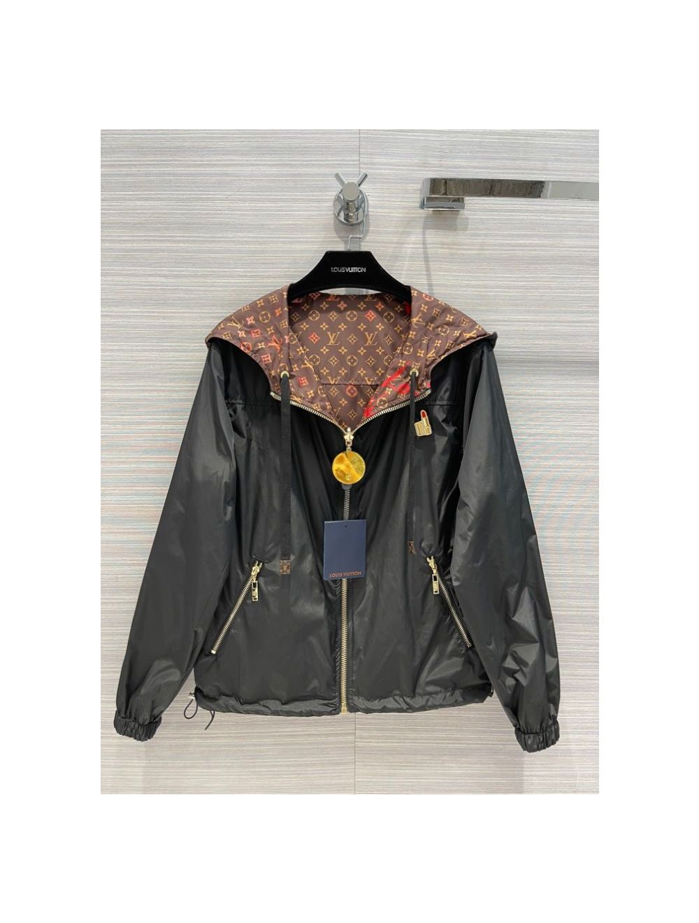 Jacket Louis Vuitton Navy size M International in Synthetic - 32584970
